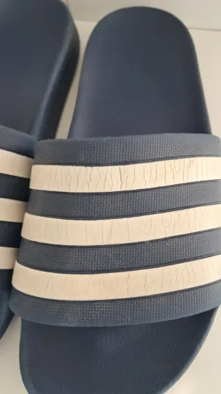 Chanclas Adidas Azules Talla 38 y 2/3