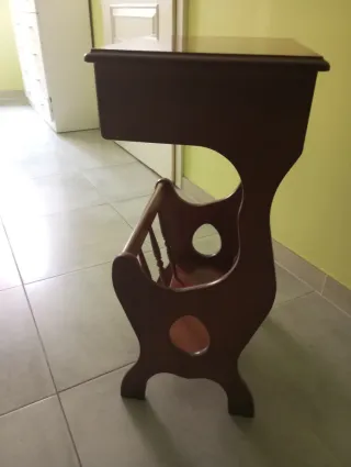 Mueble auxiliar madera con cajón