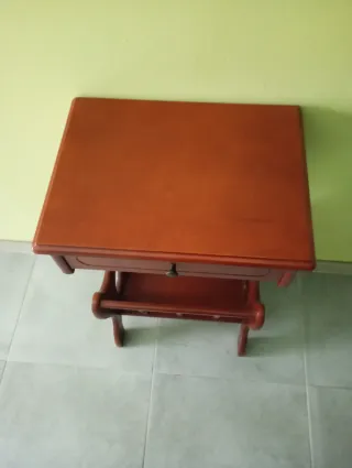Mueble auxiliar madera con cajón