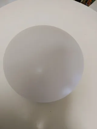 Pantalla de lámpara redonda de plástico 35cm