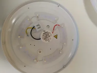 Pantalla de lámpara redonda de plástico 35cm