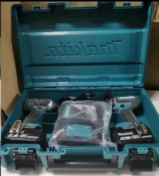 2 Maletines Makita para taladro y atornillador 18v