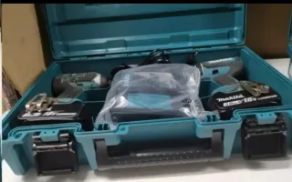 2 Maletines Makita para taladro y atornillador 18v