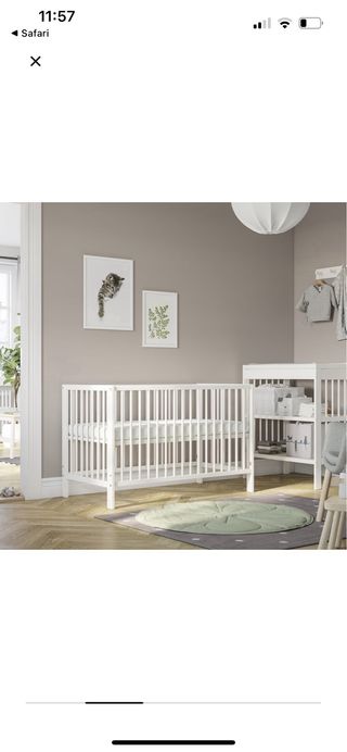 Cuna Ikea 3 posiciones, incluye posicion colecho