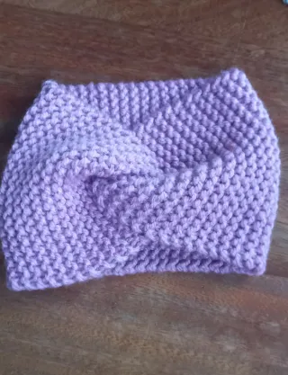 Cuello de lana tejido