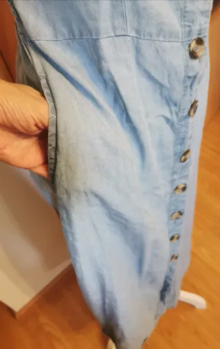 Vestido vaquero botones M