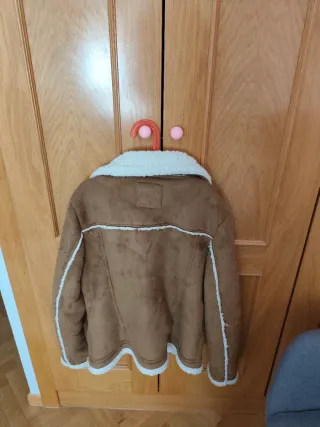 Cazadora aviador efecto ante