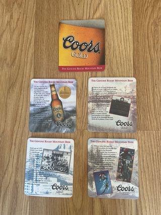 Bicchieri da birra COORS Gold