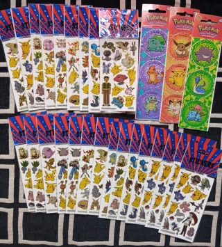 Lote Stickers Pegatinas Pokemon