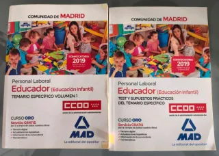 Libros de de oposiciones de los Educación Infantil