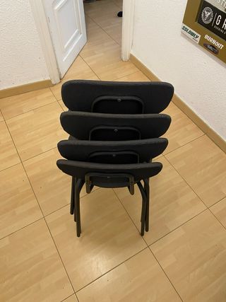 Sillas IKEA Sandsberg Tela y Metal