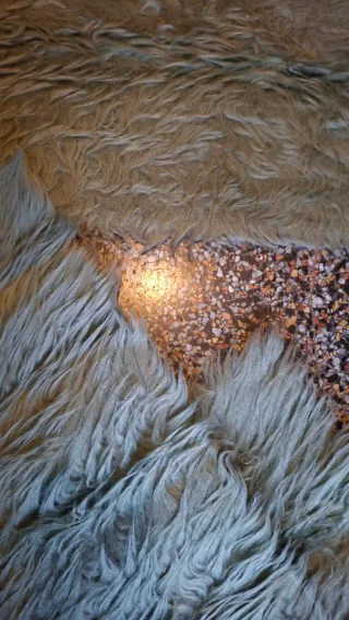 Set 3pz Tappeti Pelo Verde