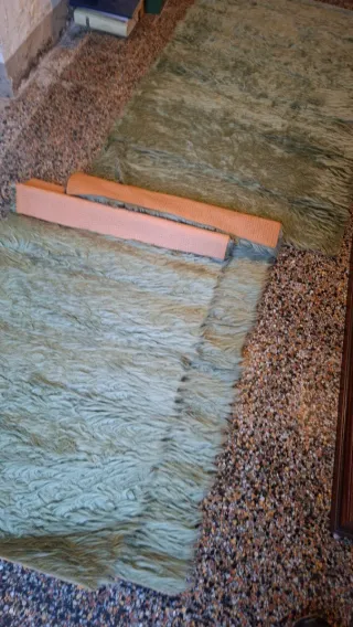 Set 3pz Tappeti Pelo Verde