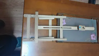 Caballete de madera portátil