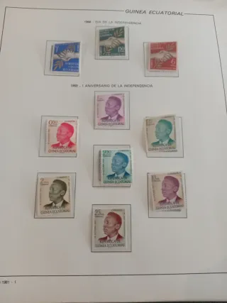 Colección Sellos Guinea Ecuatorial 1968-1993