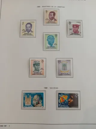 Colección Sellos Guinea Ecuatorial 1968-1993