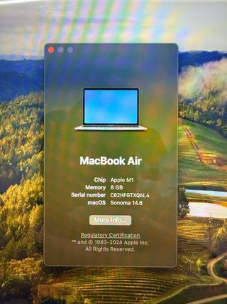 MacBook Air M1 2020 8GB 256GB
