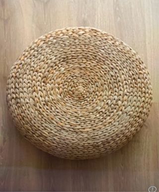 Puf redondo ALSEDA fibras platanera