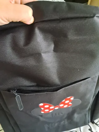 Mochila Minnie Negra portail