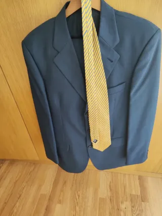 Traje de chaqueta azul