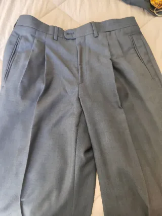 Traje de chaqueta azul