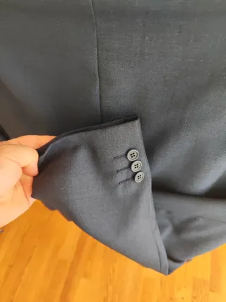 Traje de chaqueta azul