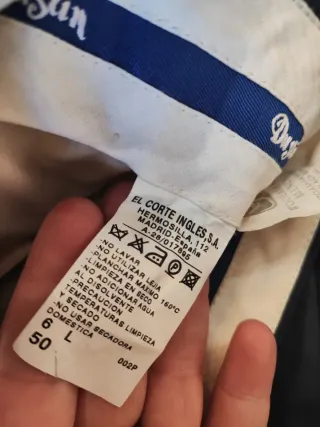 Traje de chaqueta azul