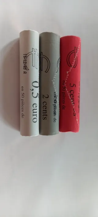 Rollos Monedas 1c, 2c, 5c Francia 2003