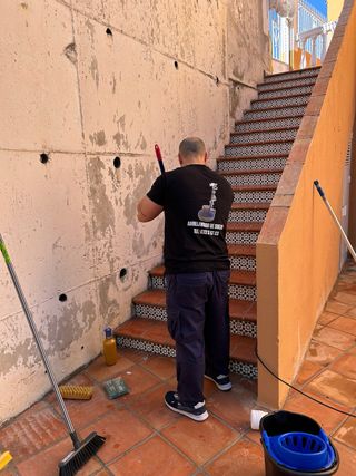 Abrillantado de mármol-terrazo – hidráulico-barro.