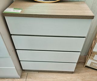 Cómoda 4 cajones madera