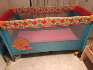 Cuna de viaje Jané doble altura + colchón