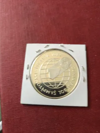 Moneda Plata Turquía 500 Liras 1982 Fútbol