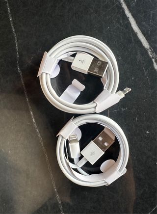 2 Cavi Caricabatterie Originali Apple per iPhone