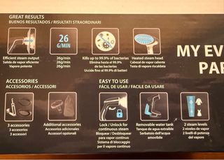 Plancha de vapor Rowenta con accesorios