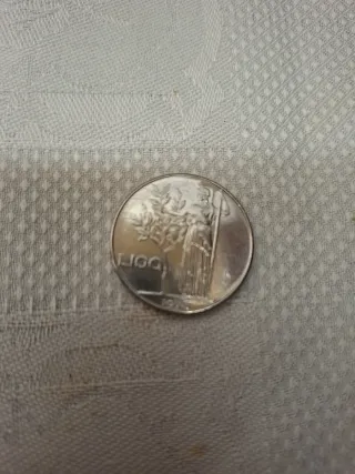 Moneda 100 Liras Italia 1978