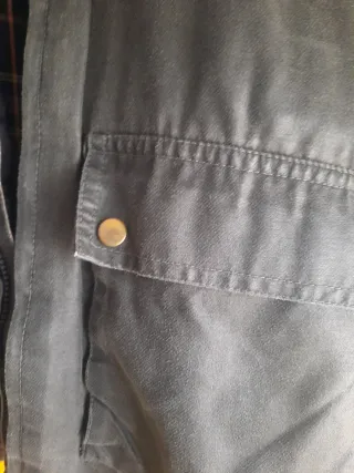 Chaqueta Barbour Negra Vintage Hombre