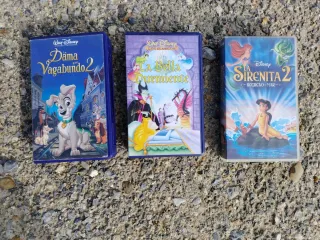 Pack 3 Películas VHS Disney (Español)