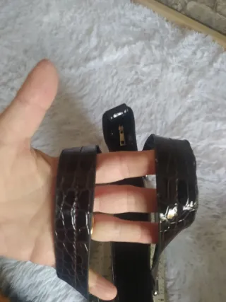 Bolso juvenil grande beige y marrón