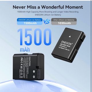 Batteria EN-EL14 per Nikon D3100-D5600