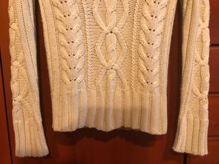 Maglia donna collo scialle cashmere/acrilico S