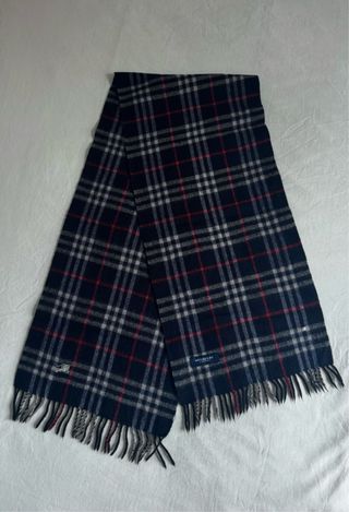 BURBERRY BUFANDA NOVA CHECK AZUL HOMBRE MUJER