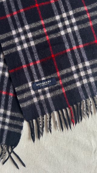BURBERRY BUFANDA NOVA CHECK AZUL HOMBRE MUJER