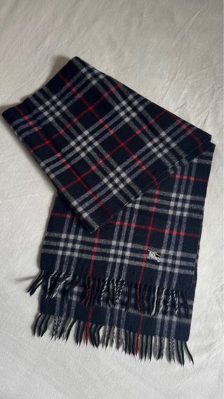 BURBERRY BUFANDA NOVA CHECK AZUL HOMBRE MUJER