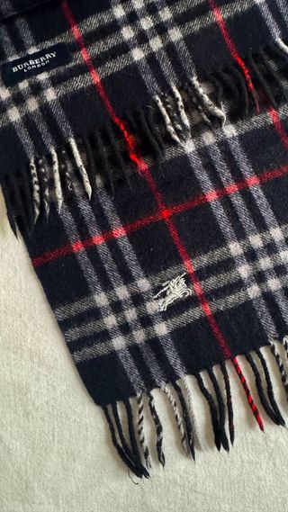 BURBERRY BUFANDA NOVA CHECK AZUL HOMBRE MUJER