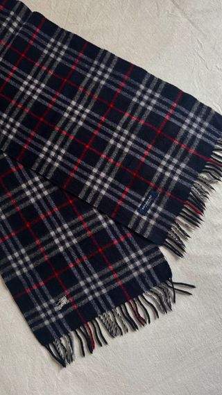 BURBERRY BUFANDA NOVA CHECK AZUL HOMBRE MUJER