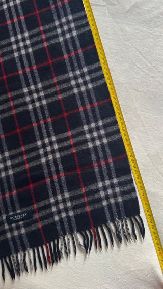 BURBERRY BUFANDA NOVA CHECK AZUL HOMBRE MUJER