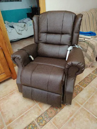 Sillón CONFORT PLUS piel auténtica nuevo