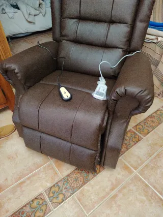 Sillón CONFORT PLUS piel auténtica nuevo