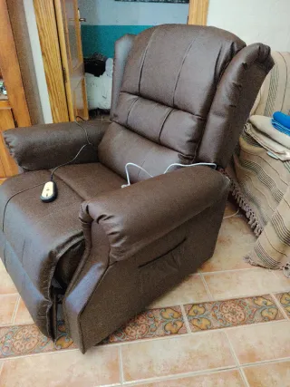 Sillón CONFORT PLUS piel auténtica nuevo