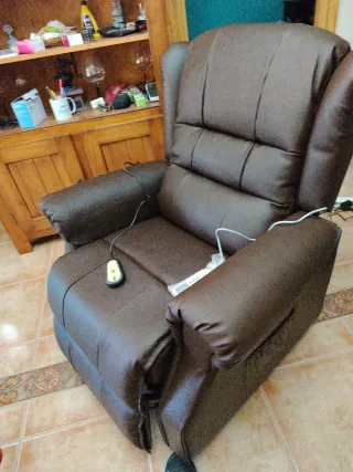 Sillón CONFORT PLUS piel auténtica nuevo